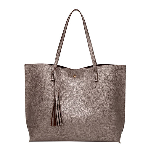 NIBESSER Women's Soft Leather Handbag High Quality Women Shoulder Bag Shopper Tote Bucket Bag Fashion Women's Handbags 2018 new
