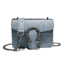 Load image into Gallery viewer, 2019 New Summer Shoulder Bag Chains Messenger Bag Fashion Girls Casual Handbag Simple Leisure Personality Small Square Women Bag